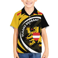 Personalized Belgium Flemish Brabant Family Matching Summer Maxi Dress and Hawaiian Shirt