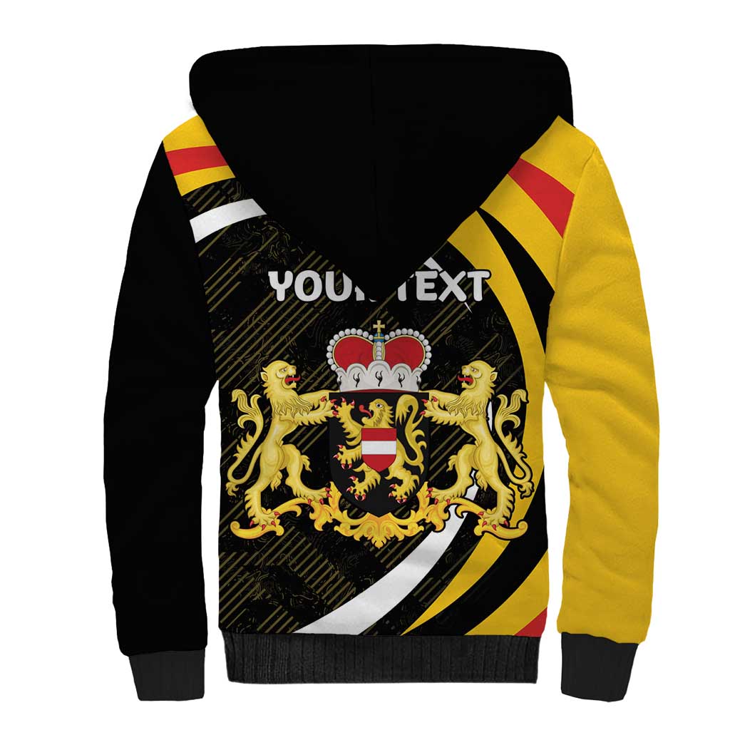 Personalized Belgium Flemish Brabant Sherpa Hoodie