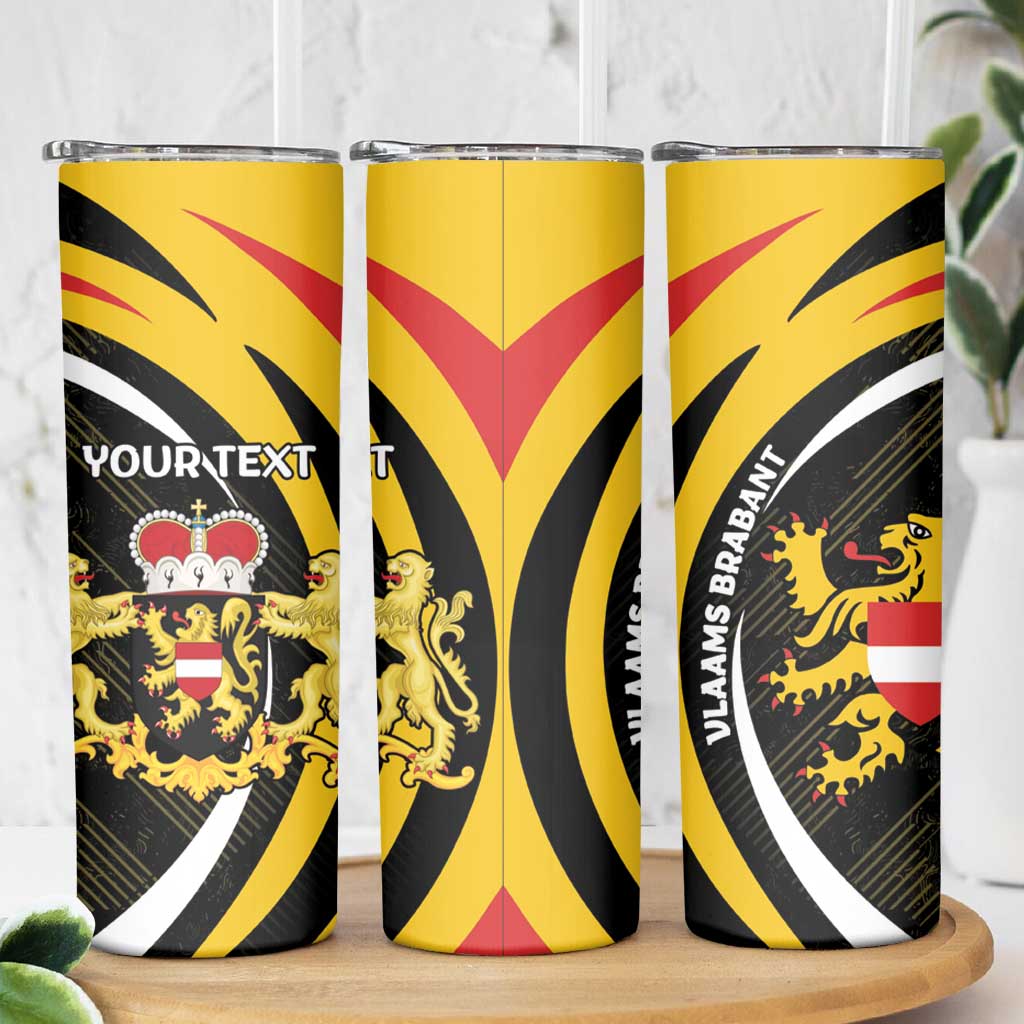 Personalized Belgium Flemish Brabant Skinny Tumbler