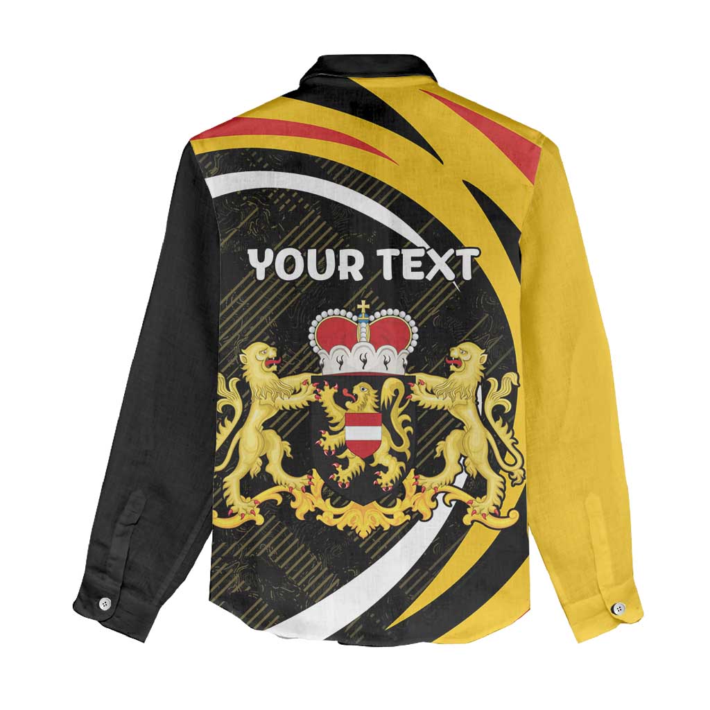 Personalized Belgium Flemish Brabant Women Casual Shirt