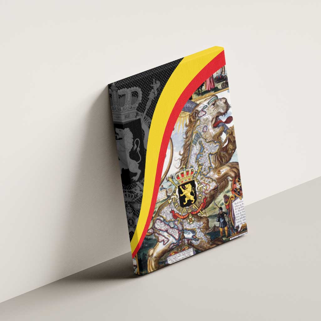 Belgium Leo Belgicus Canvas Wall Art
