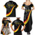 Belgium Leo Belgicus Family Matching Summer Maxi Dress and Hawaiian Shirt