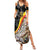 Belgium Leo Belgicus Family Matching Summer Maxi Dress and Hawaiian Shirt