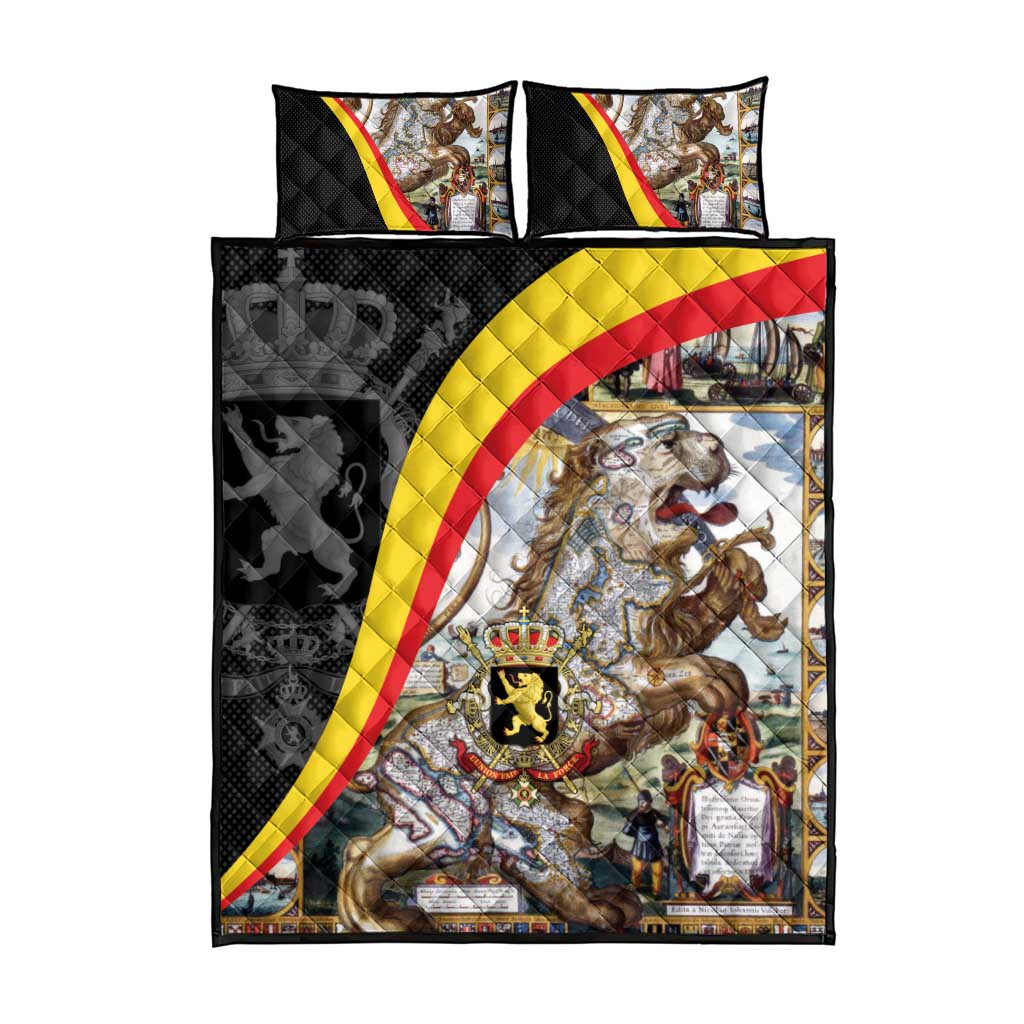Belgium Leo Belgicus Quilt Bed Set