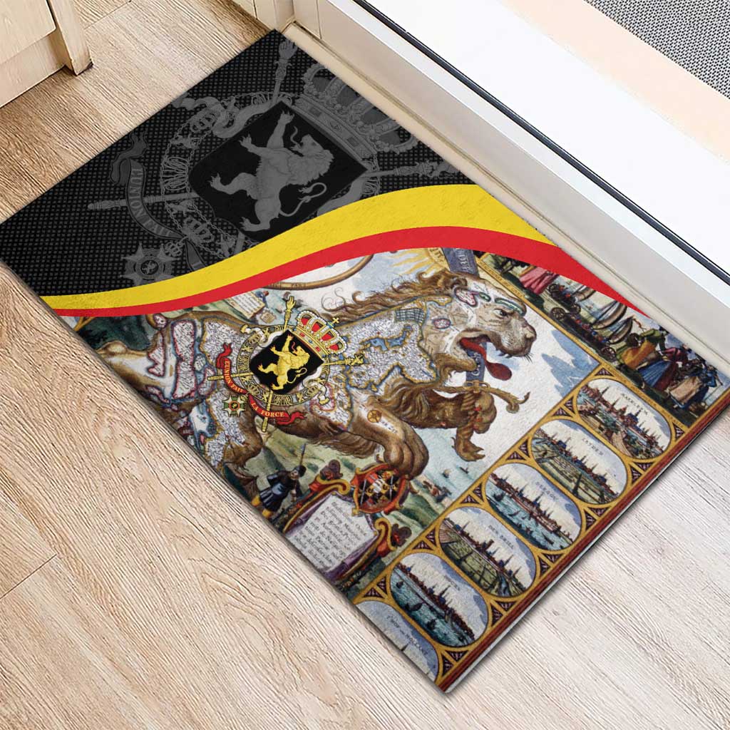 Belgium Leo Belgicus Rubber Doormat