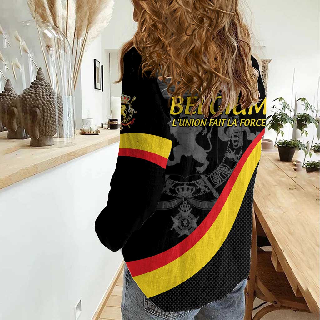 Belgium Leo Belgicus Women Casual Shirt