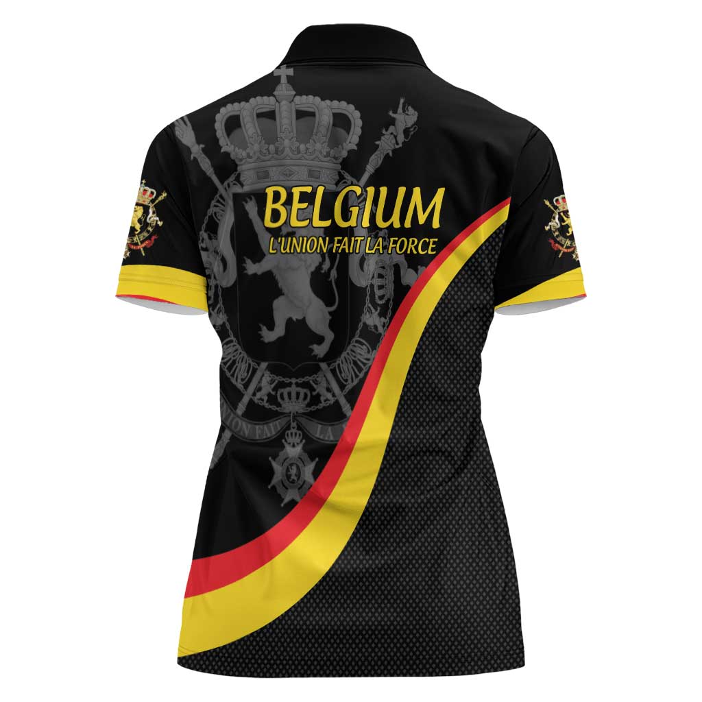 Belgium Leo Belgicus Women Polo Shirt
