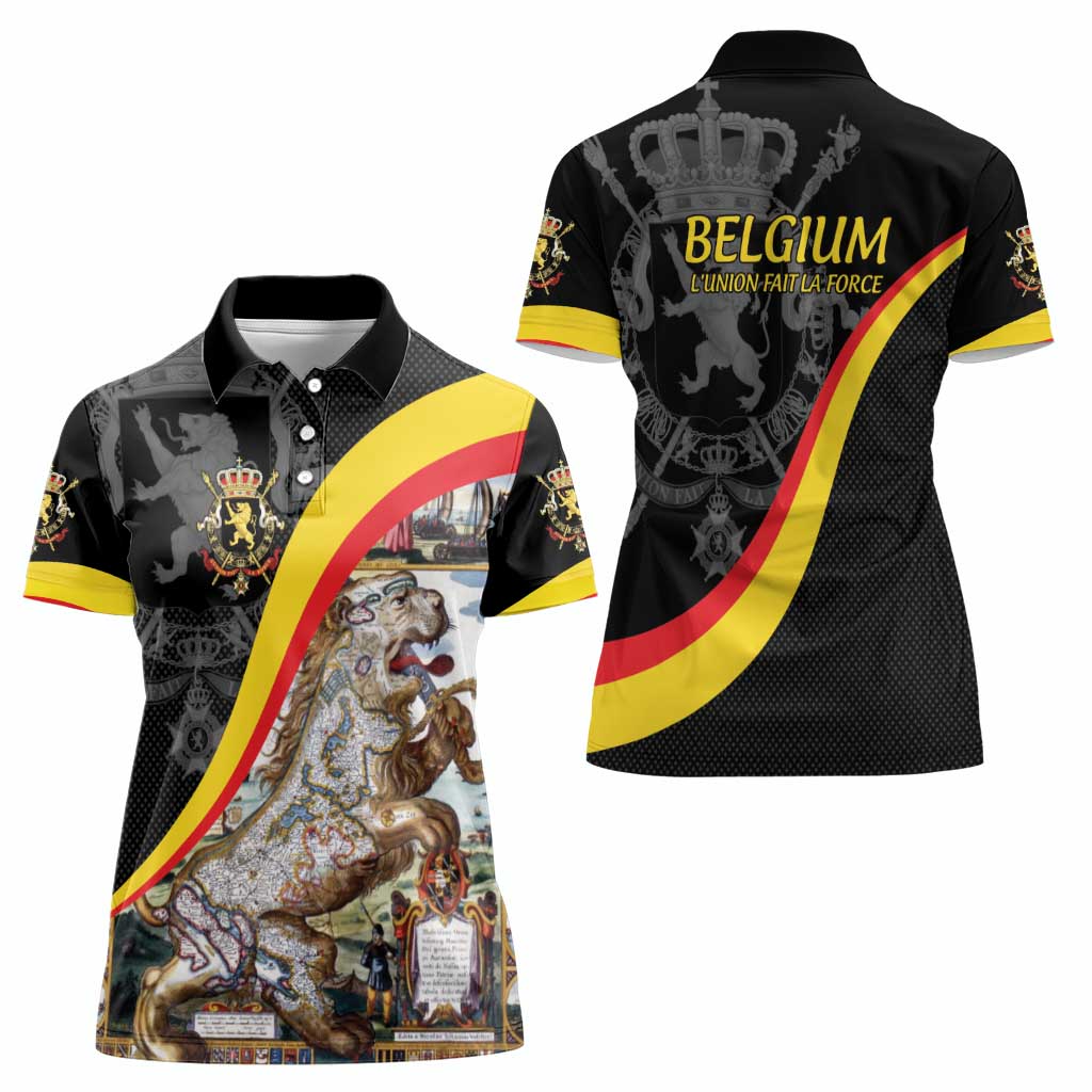 Belgium Leo Belgicus Women Polo Shirt