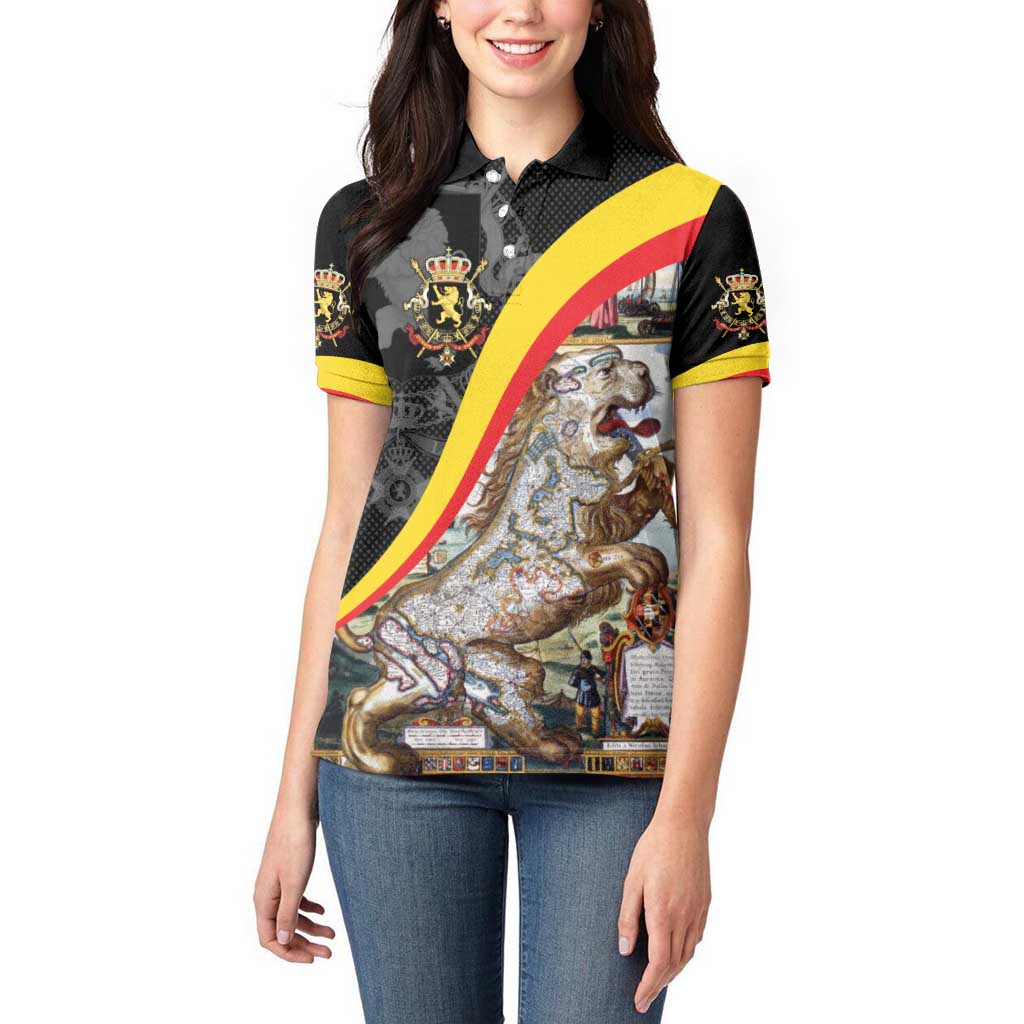 Belgium Leo Belgicus Women Polo Shirt