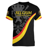 Belgium Leo Belgicus Women V-Neck T-Shirt