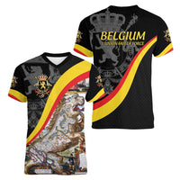Belgium Leo Belgicus Women V-Neck T-Shirt