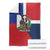 Hispaniola Personalized Blanket Dominican Republic Haiti Flag Together