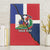 Hispaniola Personalized Canvas Wall Art Dominican Republic Haiti Flag Together