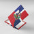 Hispaniola Personalized Canvas Wall Art Dominican Republic Haiti Flag Together