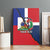 Hispaniola Personalized Canvas Wall Art Dominican Republic Haiti Flag Together