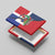 Hispaniola Personalized Canvas Wall Art Dominican Republic Haiti Flag Together