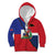 Hispaniola Personalized Kid Hoodie Dominican Republic Haiti Flag Together