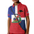 Hispaniola Personalized Kid Polo Shirt Dominican Republic Haiti Flag Together