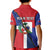 Hispaniola Personalized Kid Polo Shirt Dominican Republic Haiti Flag Together