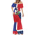 Hispaniola Personalized Mermaid Dress Dominican Republic Haiti Flag Together