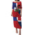 Hispaniola Personalized Puletasi Dominican Republic Haiti Flag Together