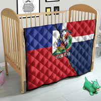 Hispaniola Personalized Quilt Dominican Republic Haiti Flag Together