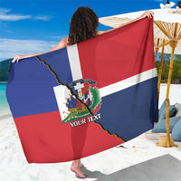 Hispaniola Personalized Sarong Dominican Republic Haiti Flag Together