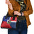 Hispaniola Personalized Shoulder Handbag Dominican Republic Haiti Flag Together