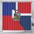 Hispaniola Personalized Shower Curtain Dominican Republic Haiti Flag Together