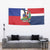 Hispaniola Personalized Tapestry Dominican Republic Haiti Flag Together