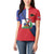 Hispaniola Personalized Women Polo Shirt Dominican Republic Haiti Flag Together