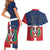 Hispaniola Map Couples Matching Short Sleeve Bodycon Dress and Hawaiian Shirt Dominican Republic Haiti Flag Together
