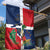 Hispaniola Map Garden Flag Dominican Republic Haiti Flag Together