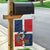Hispaniola Map Garden Flag Dominican Republic Haiti Flag Together