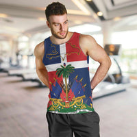 Hispaniola Map Men Tank Top Dominican Republic Haiti Flag Together