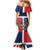 Hispaniola Map Mermaid Dress Dominican Republic Haiti Flag Together