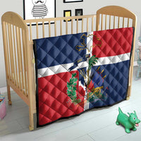 Hispaniola Map Quilt Dominican Republic Haiti Flag Together