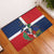Hispaniola Map Rubber Doormat Dominican Republic Haiti Flag Together