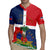 Hispaniola Map Rugby Jersey Dominican Republic Haiti Flag Together