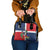 Hispaniola Map Shoulder Handbag Dominican Republic Haiti Flag Together