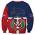 Hispaniola Map Sweatshirt Dominican Republic Haiti Flag Together
