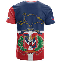 Hispaniola Map T Shirt Dominican Republic Haiti Flag Together