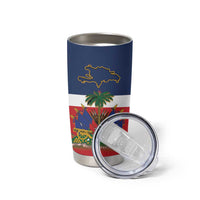 Hispaniola Map Tumbler Cup Dominican Republic Haiti Flag Together