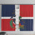 Hispaniola Map Window Curtain Dominican Republic Haiti Flag Together
