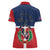 Hispaniola Map Women Polo Shirt Dominican Republic Haiti Flag Together