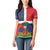 Hispaniola Map Women Polo Shirt Dominican Republic Haiti Flag Together