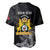 First Empire of Haiti Personalized Baseball Jersey Black Hibiscus Liberte ou la Mort!