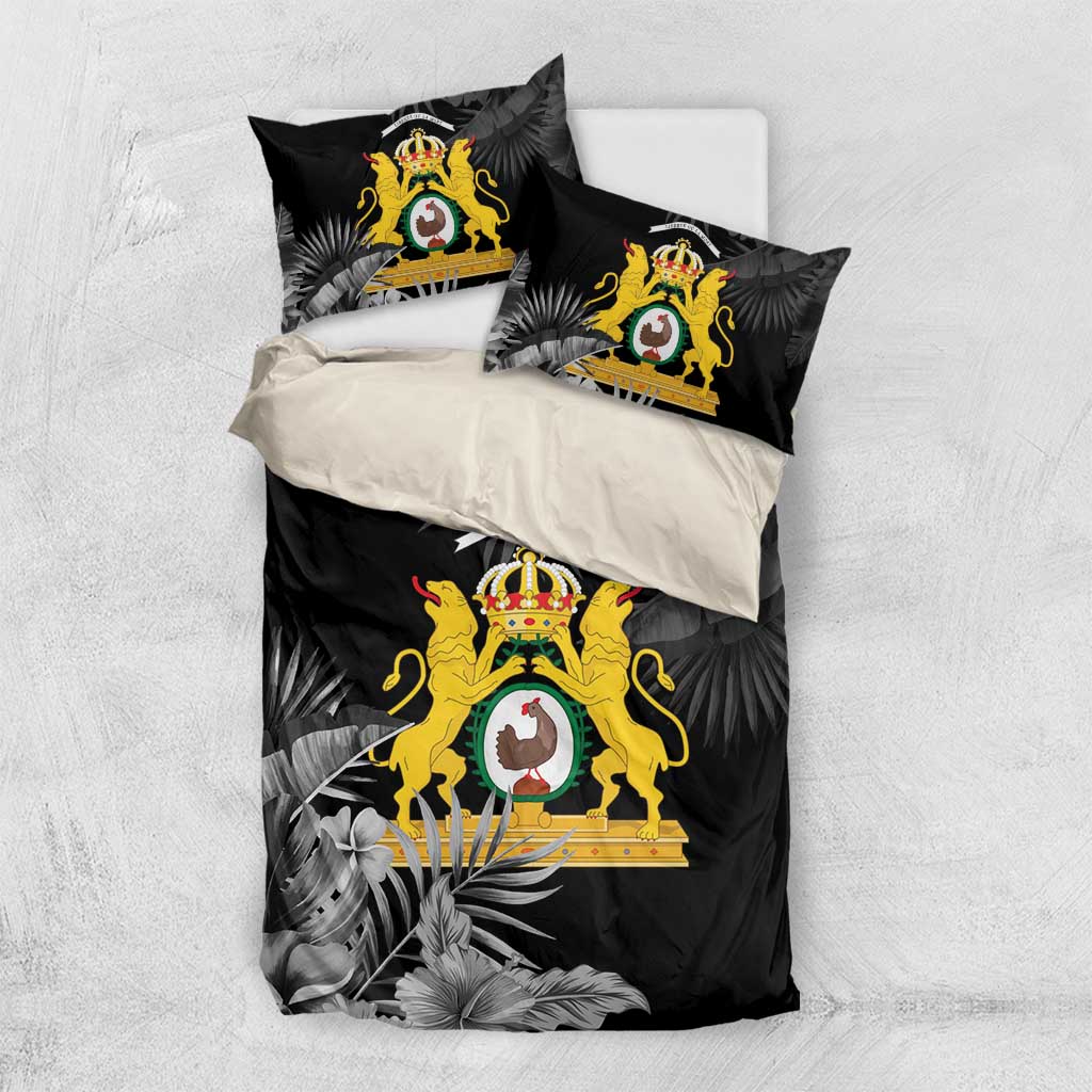 First Empire of Haiti Personalized Bedding Set Black Hibiscus Liberte ou la Mort!