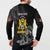 First Empire of Haiti Personalized Button Sweatshirt Black Hibiscus Liberte ou la Mort!