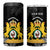 First Empire of Haiti Personalized 4 in 1 Can Cooler Tumbler Black Hibiscus Liberte ou la Mort!